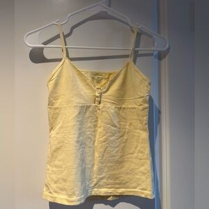 Brandy Melville Yellow Crop Top
